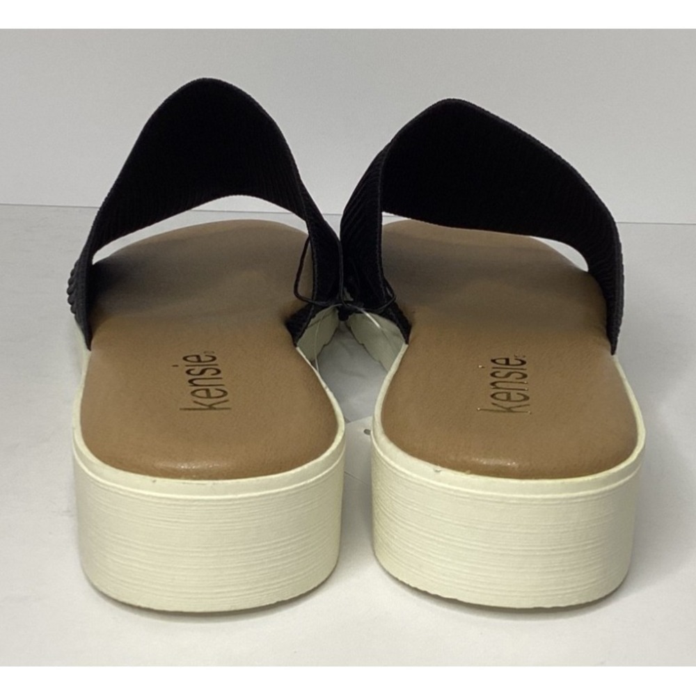 Kensie Ellie Women's Wedge Slide Size 10 Black NIB - Picture 5 of 6